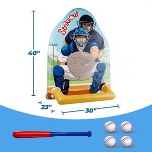 Juego de Béisbol Inflable Strikeout con Bate y Pelotas - Product Image 6