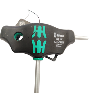 WERA - 454 HF-Tournevis hexagonal à poignée en T poignée en T <span class=keywords><strong>inbus</strong></span> 4mm - Product Image 1