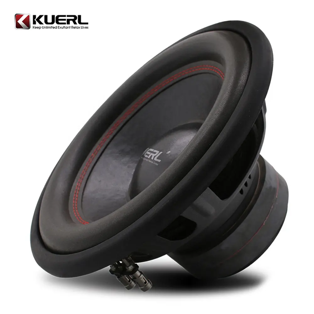 Altavoz profesional de graves puros para coche, subwoofer con doble bobina, potencia máxima de 12 pulgadas, 2600W, venta al por mayor de fábrica