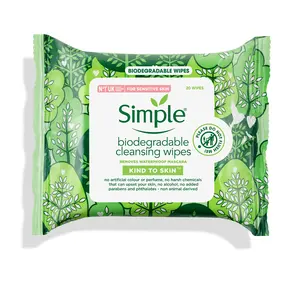 Biodegradable Sensitive Make Up Remover Wipes Cucumber Fragrance Free Refreshing Wipes