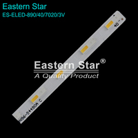 Bande LED rétroéclairée en aluminium ES-ELED-890 pour téléviseur, bande LED pour SAM SUNG 50" BN96-54490A C 40LED 3V Bleu + Blanc 2 couleurs