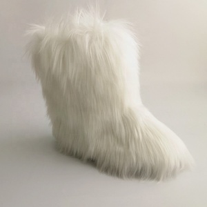 Bottes d'hiver en fausse fourrure pour femme, colorées, nouvelle collection, vente en gros - Product Image 2