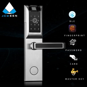 ANSI Mortise Khóa Cửa Mật Khẩu Kiểm Soát Ứng Dụng Di Động Ble Vân Tay Sinh Trắc Học - Product Image 4