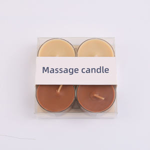 Spa <span class=keywords><strong>Mini</strong></span> cera de soja aromaterapia boda Favor masaje aceite esencial vela con en OEM para hidratar el cuerpo - Product Image 5