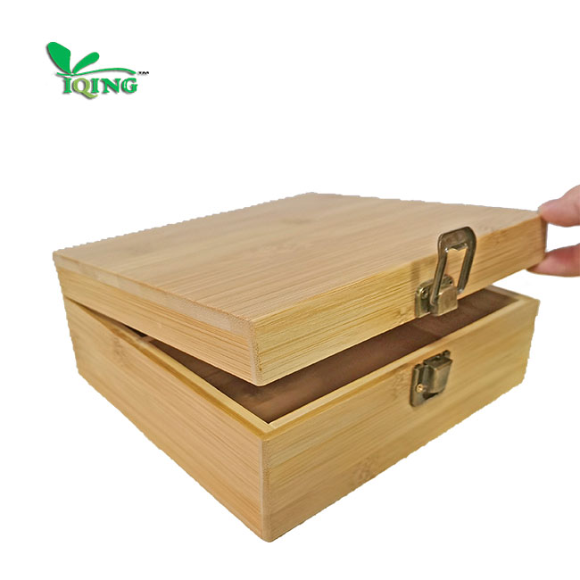 Многофункциональный портсигар из натурального дерева, коробка для рукоделия с откидной крышкой и ретро-замком, оптовая продажа