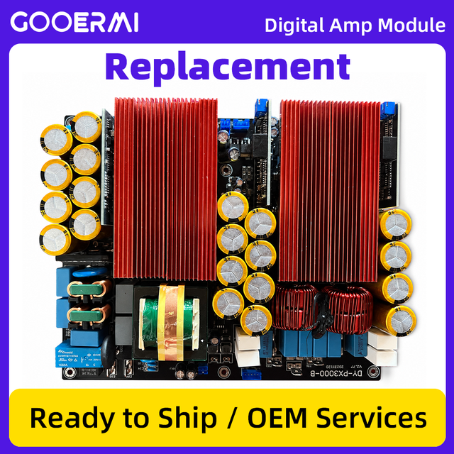 DY-PX3000-B 1000W Class D Audio Power Amplifier Board Replacement PCB Module for Power Amp Repair DIY Audio Equipment