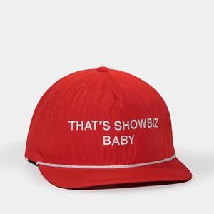 Gorras de Béisbol Personalizadas OEM de 5 Paneles de Nailon con Logotipo Bordado, Cierre a Presión, con Cuerda, Estilo Informal, Color Rojo - Product Image 1