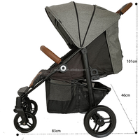 Parapluie de luxe OEM, poussette pour nouveau-né, système de voyage pour bébé, nouvelle collection