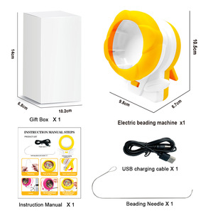 Máquina de Ensartar Cuentas Eléctrica Automática para Manualidades, Enhebrador de Cuentas USB para Cuentas de Semilla, Arcilla Polimérica, Herramientas para Hacer Joyería - Product Image 6