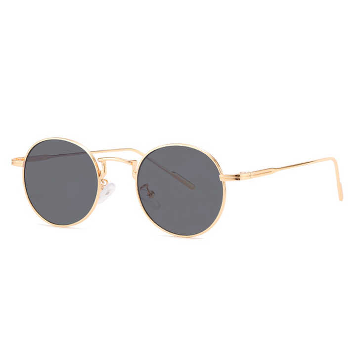 2023 Fashion Retro Sunglasses Man Metal Shades Round Eyeglasses 