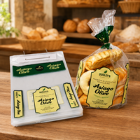 Sacs à pain en LDPE de qualité alimentaire, imprimés sur mesure, emballage de boulangerie pour baguette, pain de mie et pain au levain