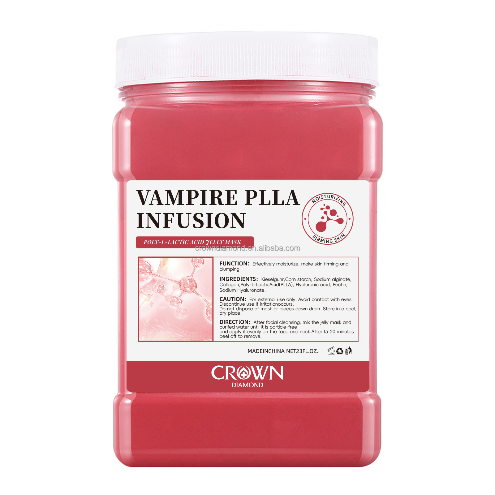 Maschera di gelatina per infusione di vampiro Plla