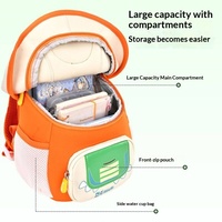 Sac à dos en polyester ultra-léger anti-perte avec motif de dinosaure mignon pour enfants de 1 à 6 ans, pour garçons et filles