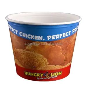 Sunkea factory price 170 oz High capacity fast food fried chicken bucket