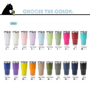 Échantillon gratuit tasse thermos d'affaires 30 oz tasse isotherme à vin en acier inoxydable 20oz tasse à café double paroi avec couvercles coulissants - Product Image 3