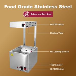 Commercial Stainless Steel French Fry <b>Warmer</b> Station <b>Portable</b> French Fry <b>Warmer</b> - Product Image 6