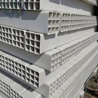 Conduit de câbles de télécommunication en PVC anti-corrosion 300mm 225mm Multi-Grid Square Flexible Souterrain Protection des câbles de télécommunication PVC