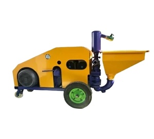Macchina Elettrica per Intonacatura a Spruzzo per Materiali Edili Cemento Esportazione Stucco Malta con Componenti del Motore Affidabili - Product Image 1