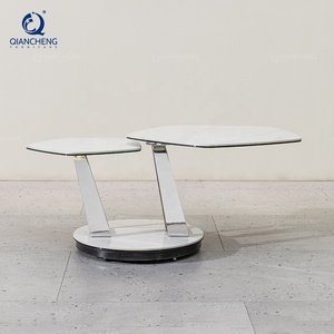 QIANCHENG Wholesale New Arrival Marble Stone Space Saving Centro African Nordic Design <strong>Nesting</strong> Coffee <strong>Table</strong> - Product Image 5