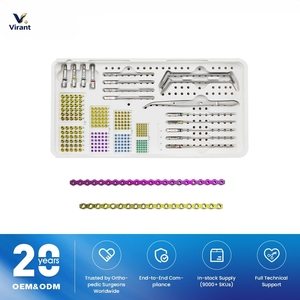 Kit de Instrumentos Quirúrgicos Veterinarios para Placas y Tornillos Ortopédicos, Placas de Bloqueo Multicolor, Herramientas Quirúrgicas para Fracturas Animales - Product Image 5