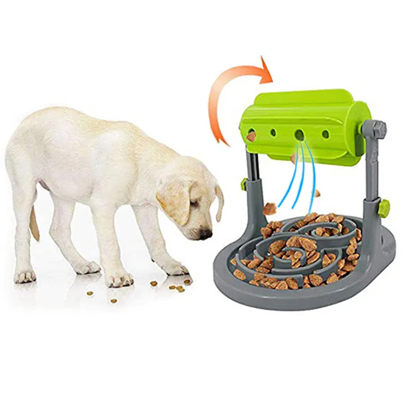 Speelgoed Voor Honden En Katten Interactieve Puzzel Hond Producten Pet Shop Alle Poten Treats Kom Sublimatie Game Eten Dispenser Plastic