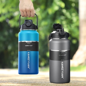 Custom <strong>2</strong> <strong>Litre</strong> 64 oz Gym Sports Travel Bpa Free Drinking <strong>Stainless</strong> <strong>Steel</strong> Insulated Thermal Thermos <strong>Water</strong> <strong>Bottle</strong> - Product Image 1