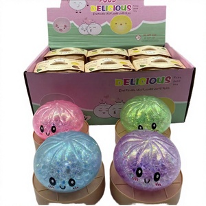 Jouet anti-stress sensoriel en TPR en forme de boulette Bao scintillante, mignon et moelleux, pour un jeu apaisant, unisexe, 14 ans et plus - Product Image 4