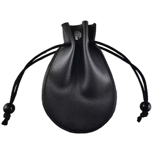 Custom Dust Proof Storage <b>Bag</b> Bundle Pocket <b>Waterproof</b> Headphone <b>Bag</b> Pu Leather Gift <b>Drawstring</b> Jewelry Pouches - Product Image 3