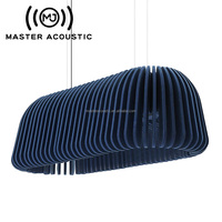 Abat-jour en polyester MJ MASTER ACOUSTIC, fabrication directe, lampe suspendue décorative, éclairage acoustique, bureau, hôtel