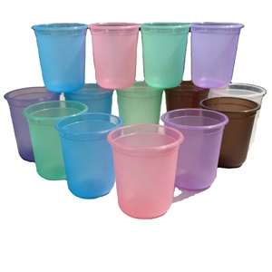 Vaso de Plástico en Forma de U con Logotipo Personalizado al por Mayor para Bodas, 14oz, 16oz, 24oz, Vaso Desechable Transparente Esmerilado, Vaso para Té con Leche de Burbujas de 12oz - Product Image 4