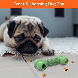 Jouet d'os de distributeur interactif de friandises pour chien, jouet à mâcher multifonctionnel pour chien avec distributeur de friandises, jouet pour chien de vente en usine - Product Image 5