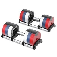 Ensemble d'haltères réglables pour hommes et femmes, entraînement de force, 5lbs par incréments, 50lbs, 80lbs