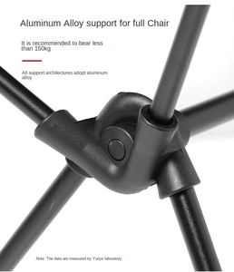 Silla Plegable Portátil para Camping con Reposacabezas, Ligera, de Aluminio, para Pesca y Actividades al Aire Libre - Product Image 5