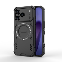 Étui de protection antichoc rigide pour iPhone 18 Pro Max, 18 Pro/17 Air/Pro/17 avec béquille rotative à 360°