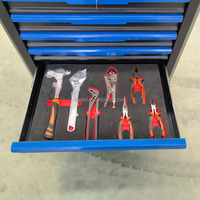 Armoire à outils roulante OEM à 7 tiroirs, ensemble d'outils automobiles de 333 pièces, roues robustes de 5 pouces pour atelier de réparation automobile et garage à domicile