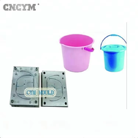 Molde de Inyección Personalizado para Cubeta de Agua de Plástico de 4L, Alta Precisión, Fabricante OEM/ODM Directo