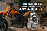 Nouveautés NIBBI Carburateur 26MM pour moto de cross et VTT 125cc 140cc 150cc, carburateur de course haute performance