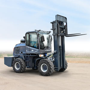 Montacargas Todoterreno para Uso en Ingeniería de Construcción, Montacargas Diésel de Alta Potencia para Trabajo Pesado con Neumáticos Todoterreno, Herramienta de Elevación de <span class=keywords><strong>3</strong></span> Toneladas - Product Image 3