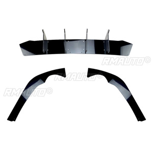 Difusor de Parachoques Trasero Negro para Coche, Alerón Lateral Trasero, Protector de Parachoques Trasero Compatible con Volkswagen Passat B8.5 2020+ - Product Image 2