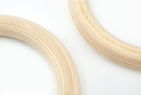 Fitness Equipment Wooden Gymnastic Rings with Gym Ring Straps From 4m-6m