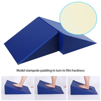 Coussin confortable en forme de Triangle, 1 pièce, coussin de pied et de jambe, mousse à mémoire de forme pliable, système de coussin inclinable pour la lecture
