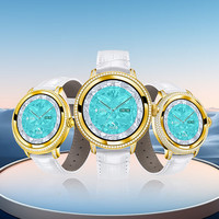 Montre connectée Qiutai Pure Gold AMOLED 466x466, étanche 50m - Moniteur de fréquence cardiaque, SpO2, suivi du sommeil, appels sans fil, OEM