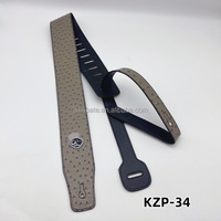 Sangle de guitare bandoulière en cuir PU de haute qualité KZP-35, gaufrée, durable et robuste pour basses et instruments de musique