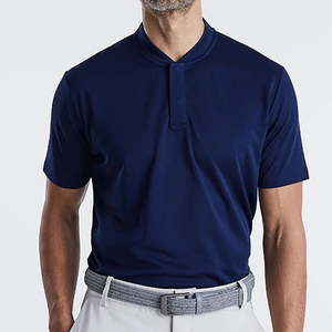 Polo da Golf Personalizzata OEM per Uomo, Colletto a Lama, Abbottonatura Nascosta, Manica Corta, Vestibilità Atletica, Polo di Alta Qualità all'Ingrosso - Product Image 1