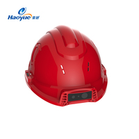 Helm Keselamatan Pintar Profesional RD-D6 Dengan Kamera 4K GPS Pelacakan Real-Time Alarm SOS Helm Konstruksi Bersertifikat