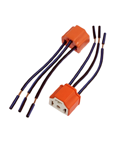 Индивидуальные 2-контактные автомобильные светильники, жгут проводов, изогнутые лампочки, косички для автомобильных задних фонарей и Headlights-H7-2B - Product Image 2