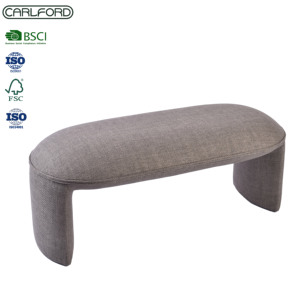 CARLFORD Contemporary Durable Modern Fabric Bench Soft Long Bench Living Room Bedroom Hotel Home <strong>Stool</strong> &amp; <strong>Ottoman</strong> - Product Image 3