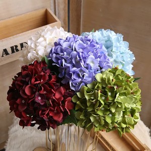 Vente flash : Décoration de mariage, fleurs d'hortensias artificielles en soie, hortensias artificiels blancs et roses - Product Image 3