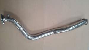 201 in acciaio inox GRWA Performance + tubo di scarico lucidato a specchio per Subaru Impreza WRX <span class=keywords><strong>STI</strong></span> 07-12 anni - Product Image 4