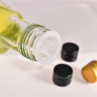 Bouteilles en verre Marasca traditionnelles de 100 ml, 250 ml, 500 ml, 750 ml, 1000 ml avec bouchons verseurs colorés de 31,5 mm pour le stockage des huiles